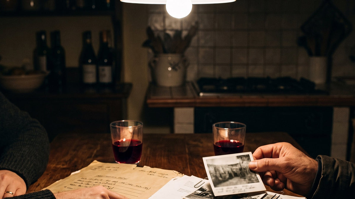 Una serata al tavolo con il fascicolo aperto