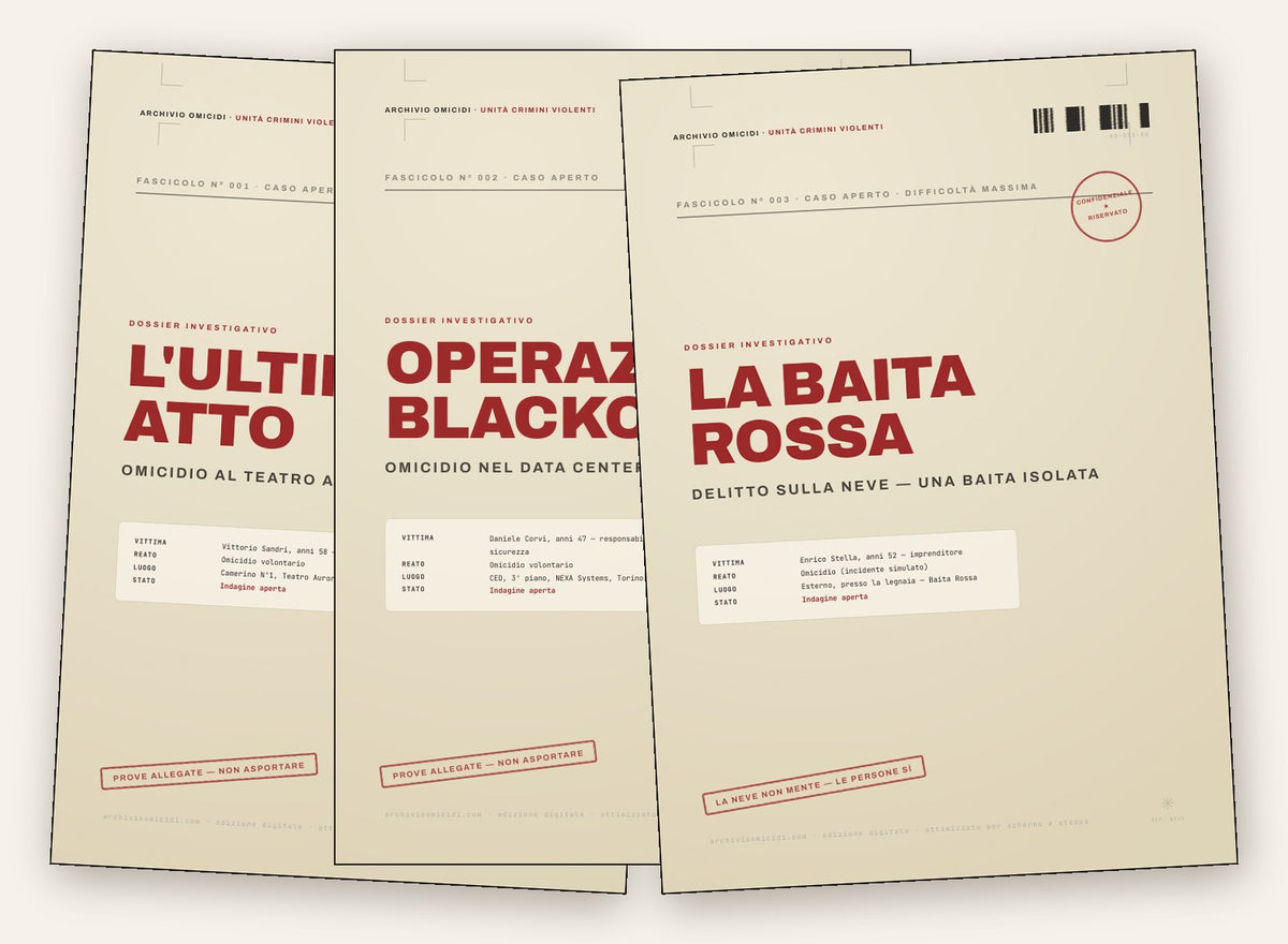 I tre fascicoli del Livello 1