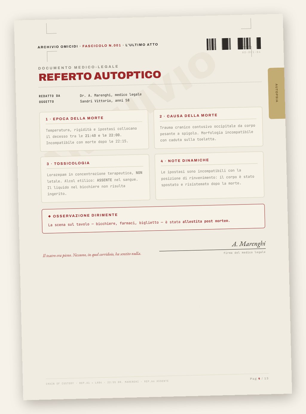 Documento medico-legale