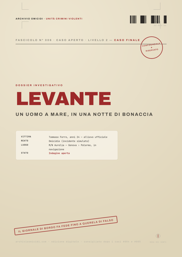 Pagina reale del faldone