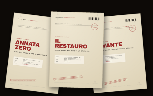 Archivio Omicidi — Accesso Livello 2: i tre faldoni